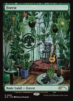 Forest (#2080) - Rainbow Foil SLD NM MTG - Image 1