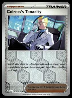 COLRESS'S TENACITY 57/64 UNCOMMON SHROUDED FABLE POKEMON - Image 1