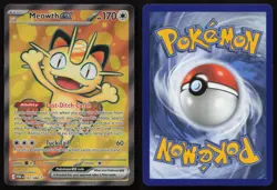 Meowth ex 107/088 Full Art Ultra Rare Perfect Order Pokemon English NM - Image 3