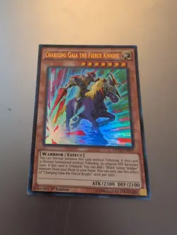 Yugioh Charging Gaia The Fierce Knight DOCS-EN019 1st Edition Ultra Rare NM - Image 1