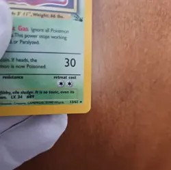 Muk 13/63 Holo Rare Fossil Set 1999 Pokemon TCG - Image 5