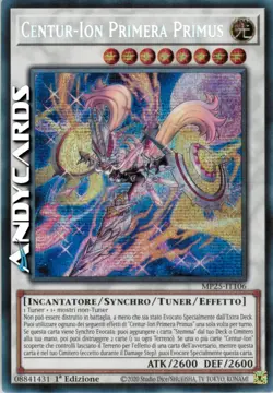 CENTUR-ION PRIMERA PRIMUS • Segreta Prismatica SP • MP25 IT106 • 1Ed • Yugioh! - Image 1