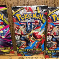 Pokemon MEGA EVOLUTION (5) You Get 50 Cards! - Image 3