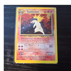Pokemon TCG Typhlosion Neo Genesis Holo Rare 18/111 Unlimited 2000 - Image 1