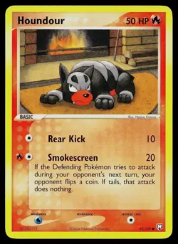 Pokemon Card - Houndour Team Rocket Returns 59/109 Common - Image 1