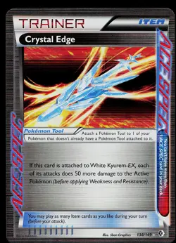 Pokemon Card - Crystal Edge Boundaries Crossed 138/149 Rare Ace Trainer - Image 1