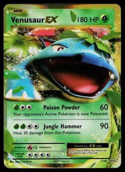 Pokemon Card - Venusaur EX Evolutions 1/108 Holo Rare EX 2016 - Image 1