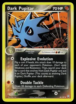 Pokemon Card - Dark Pupitar Team Rocket Returns 37/109 Non Holo - Image 1