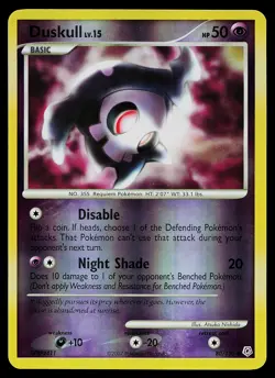Pokemon Card - Duskull Diamond and Pearl 80/130 Common Reverse Holo - Image 1