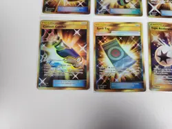 Lot of 15 Gold Trainer / Energy Pokemon Cards Collection Golden Rare 2017 - 2021 - Image 4