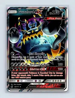 Guzzlord GX 63/111 Holo GX Rare Crimson Invasion Pokemon Lightly Played - Image 1