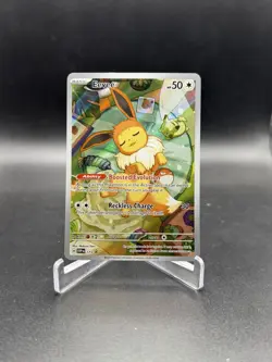 Pokemon Scarlet & Violet Prismatic Evolutions Eevee Black Star Promo SVP #173 NM - Image 1