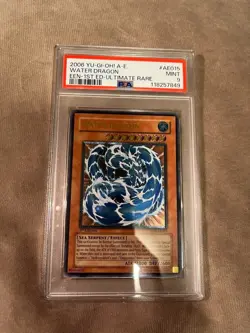 PSA 9 Mint 2006 Water Dragon EEN-AE015 1st ED Ultimate Rare YuGiOh Asian English - Image 1