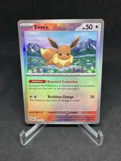 Pokemon Prismatic Evolutions Eevee Masterball 074/131 English - Image 1