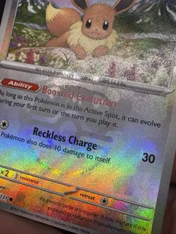 Pokemon Prismatic Evolutions Eevee Masterball 074/131 English - Image 3