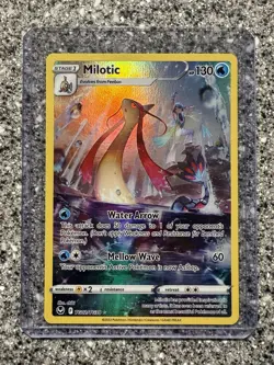 Pokemon TCG Milotic: Silver Tempest Trainer Gallery Full Art Card TG02/TG30 - Image 1