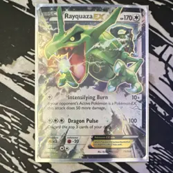 Pokemon Rayquaza EX 75/108 Roaring Skies Ultra Rare Holo 170 HP Basic Card - Image 1