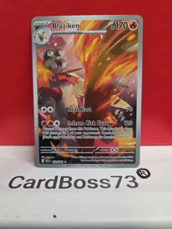 🔥 Holo Blaziken 192/182 Illustration Rare Destined Rivals Pokemon NM - Image 5