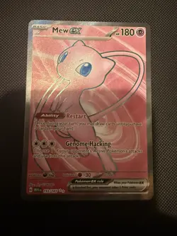 Mew EX 193/165 Scarlet & Violet 151 Pokemon Card Full Art - Image 1