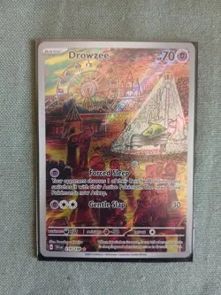 Pokemon Drowzee 210/198 SV01 Scarlet & Violet Illustration Rare Holo - Image 1