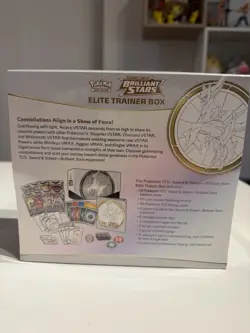 Pokemon TCG Sword & Shield Brilliant Stars Elite Trainer Box ETB Sealed - Image 4