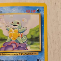 Pokemon TCG Squirtle 063/102 Base Set Common Basic Regular 1999 English Card - Image 4