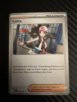 Pokemon TCG Hilda 84/86 White Flare Non Holo Lotta Weiße Flammen Trainer Support - Image 1