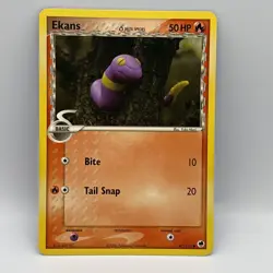 Ekans 47/101 EX Dragon Frontiers Pokemon Card - Image 1