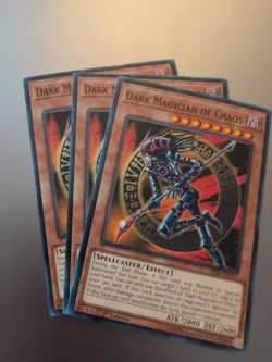 3X Dark Magician of Chaos SR08-EN015 Common 1st Ed NM Yugioh - Image 1