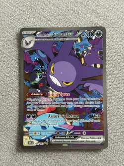 Pokemon TCG Destined Rivals Team Rocket's Crobat EX Card 234/182 - Image 1