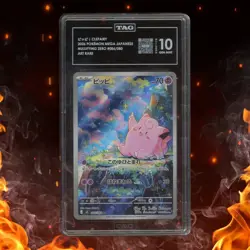 Pokemon Mega Japanese Nullifying Zero CLEFAIRY 086/080 Art Rare TAG 10 - Image 1