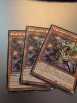 Yugioh 3X Gravekeeper's Headman SOFU-EN012 Rare NM - Image 1