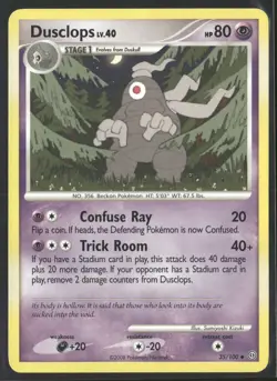 Dusclops 35/100 Uncommon Stormfront Pokemon Moderately Played - Image 1