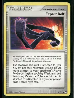 Expert Belt 87/99 Uncommon Arceus Pokemon Heavily Played - Image 1