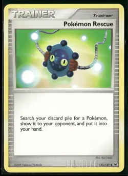 Pokemon Rescue 115/127 Uncommon Platinum Pokemon Near Mint - Image 1