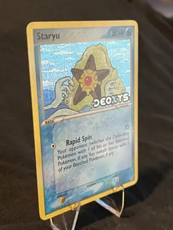 Staryu #77/107 Reverse Holo Common 2005 EX Deoxys MP Pokemon TCG - Image 3