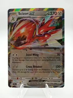 2024 Pokemon Temporal Forces Scizor Ex #111 - Image 1