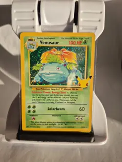 Pokemon TCG Venusaur Holo Rare Card 15/102 Celebrations 25th Anniversary Edition - Image 1