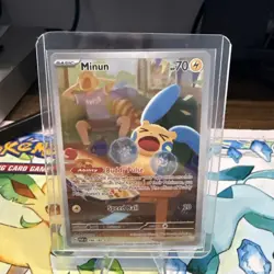 Pokemon TCG - Minun 194/182 - Paradox Rift - Image 1