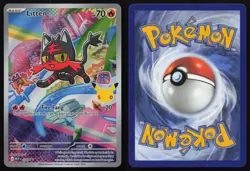 Litten 044 Holo Promo ME: Mega Evolution Promo Pokemon English NM - Image 3