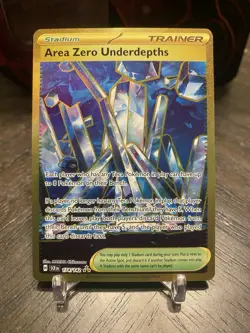 Area Zero Underdepths 174/142 Secret Rare Stellar Crown NM Pokemon TCG - Image 1