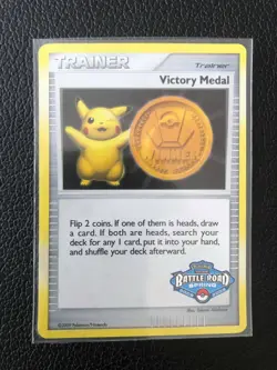 Carte Pokemon Promo Pikachu Victory Medal Winner 2009 - Battle Road Spring - Image 1