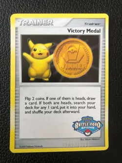 Carte Pokemon Promo Pikachu Victory Medal Winner 2009 - Battle Road Spring - Image 2