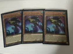 Yugioh 3x Guardian Slime LED7 Ultra Rare 1st Ed - Image 1
