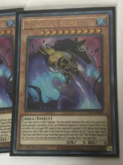 Yugioh 3x Guardian Slime LED7 Ultra Rare 1st Ed - Image 3