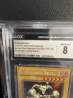 Yu-Gi-Oh! TCG Summoned Skull 20022003 Collector's Tins BPT-002 Limited CGC 8.0 - Image 4