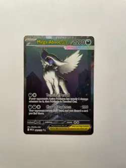 Mega Absol ex 180/132 Me01: Mega Evolution EX Special Illustration Rare Holo - Image 1