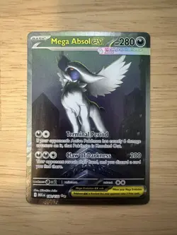 Pokemon - 180/132 Mega Absol ex ME01 Mega Evolution Special Illustration Rare NM - Image 1