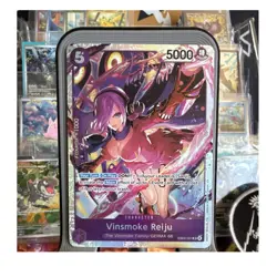 Bandai Vinsmoke Reiju EB03-031 Super Rare Full Art Holo 5000 Power English - Image 1
