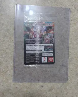 Bandai Namco One Piece CCG Monkey D. Luffy US Voyage Promo Holo Card #004 - Image 2